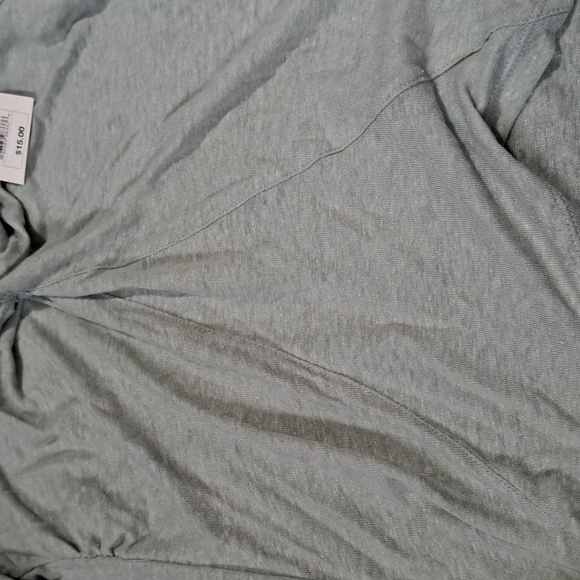 A New Day twist front tshirt green xs new with tags - Picture 4 of 5